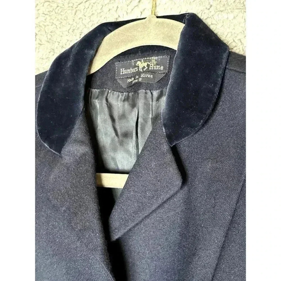 Hunter's Run Women's Wool Riding Equestrian Jacket Blue - Small - Picture 4 of 8